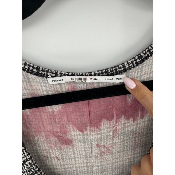 Proenza Schouler White Label Matilda A-Line Painted Jersey Midi Dress - Picture 4 of 8